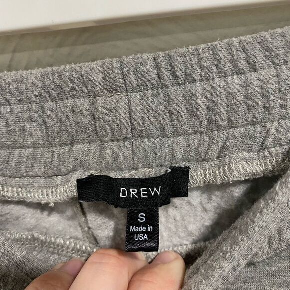 Drew Anthropologie crop high low hem lounging sweatpants size Small - Picture 3 of 5